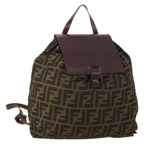 Fendi zucca canvas backpack - canvas,