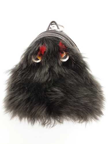 Fendi monster gray leather - fendi,
