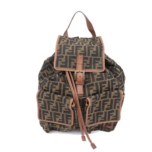 Fendi zucca backpack canvas - fendi,