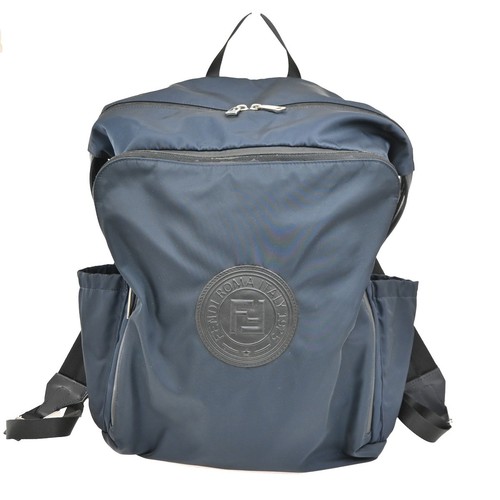 Fendi logo backpack bag nylon - fendi,