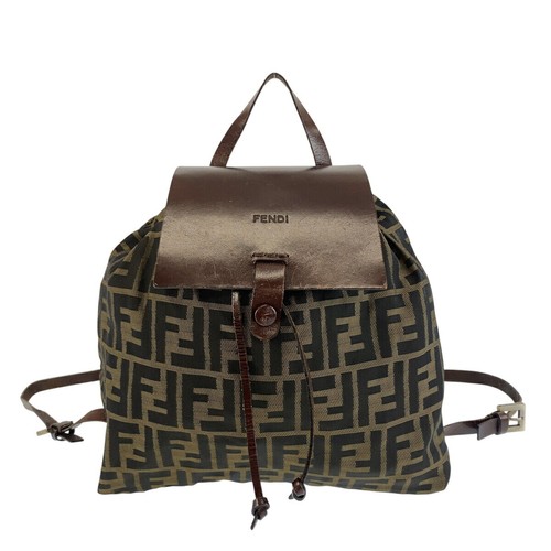 Fendi zucca brown black - brown,